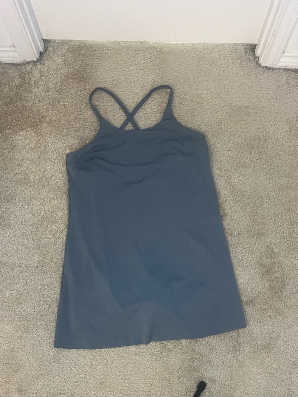 Hollister Slate Blue Crisscross Strappy Cami